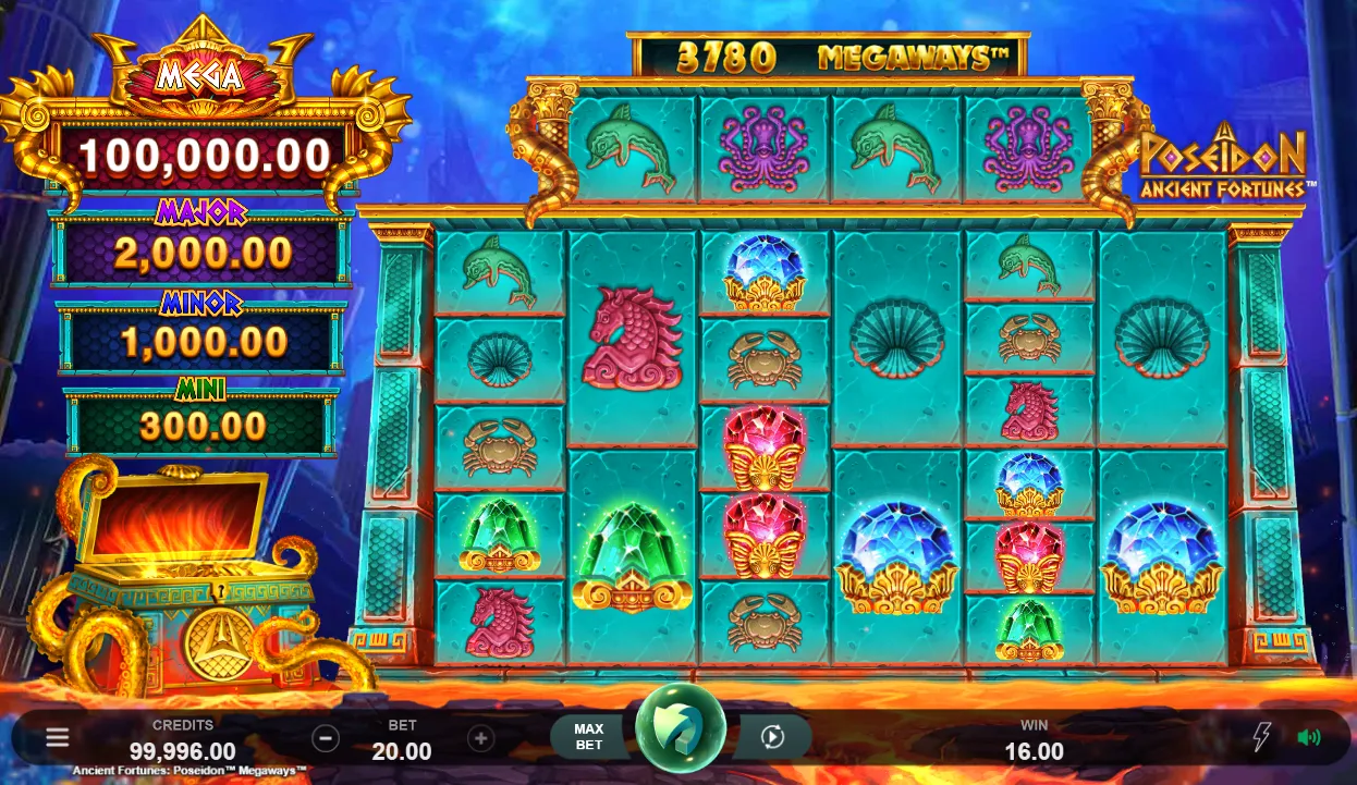 Ancient Fortunes Poseidon Megaways